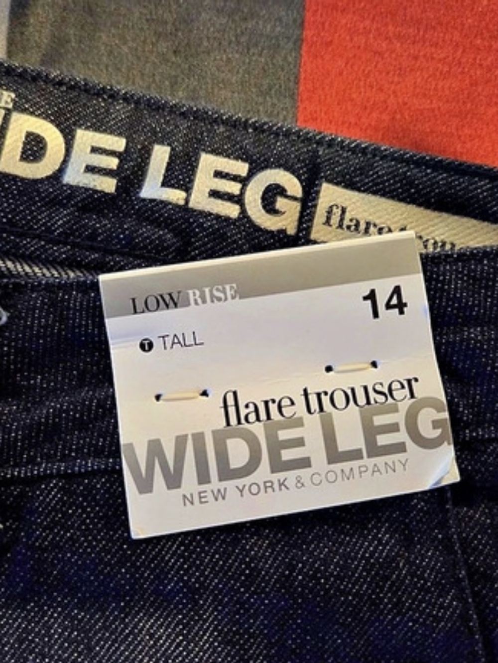 NY&C Denim Jeans in Denim Blue Size 14 NWT